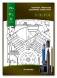 Bloc desen A3, 20 file - 210g/mp, pentru schite creion/marker, AURORA Bristol -