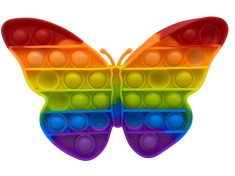 Pop it fluture multicolor foto