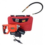 Vibrator pentru beton German Meister. cu 2 Acumulatori 128V, 10Ah+lance