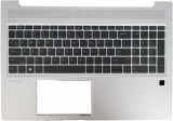 Carcasa superioara cu tastatura palmrest Laptop, HP, ProBook 450 G6, 455 G6, 455R G6, L45091-B31, L45090-001, iluminata, layout US