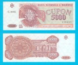 Moldova (p#4) 5.000 Cupon 1993 UNC &#039;Ȋnlocuitorul Rublei Sovietice&#039; serie: C.0005 176217