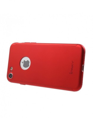Husa protectie completa IPAKY pentru iPhone 7 4.7 inch, rosie foto