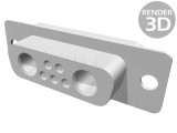HARTING D-Sub speciali PIN: 7 mufă mamă pe cablu lipire 5A