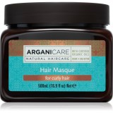 Arganicare Argan Oil &amp; Shea Butter Hair Masque masca hranitoare pentru păr creț 500 ml