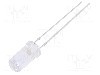 Dioda LED, 5mm, albastru, 500...750mcd, 20mA, 2,8...3,6V, OPTOSUPPLY - OSB5SA5T51A