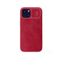 Husa pentru iPhone 15 - Nillkin QIN Pro Leather Case - Red