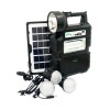 Kit panou solar portabil CCLAMP CL-810, cu 3 becuri incluse, Radio FM si