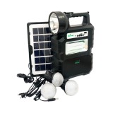 Cumpara ieftin Kit panou solar portabil CCLAMP CL-810, cu 3 becuri incluse, Radio FM si