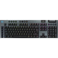 Tastatura gaming mecanica Logitech G915 X LightSpeed, Wireless, Linear Switch, Negru