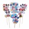 Set 7 toppere model Mickey și Minnie 5-10 cm pentru torturi