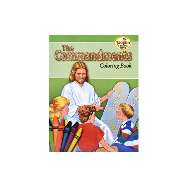 Coloring Book about the Commandments