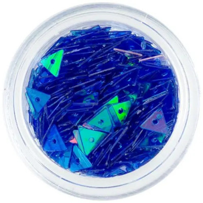 Triunghiuri decorative cu gaură, albastru &amp;icirc;nchis foto