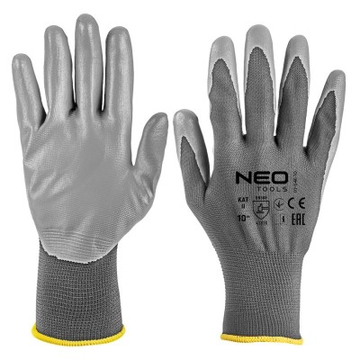 Manusi de lucru, poliester acoperit cu PU, 4131X, marimea 10 HardWork ToolsRange foto