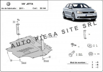 Scut metalic motor VW Jetta 4 IV fabricat incepand cu 2011 APS-30,144 foto