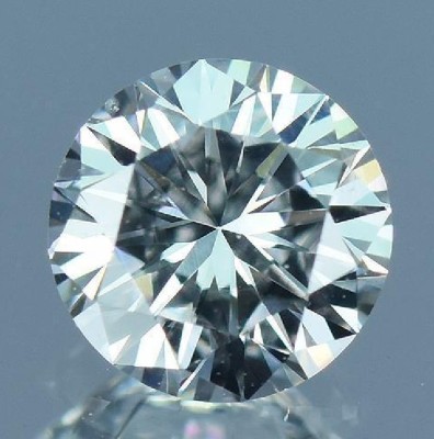 DIAMANT NATURAL ALB-certificat autenticitate-0,132ct.-3,33mm-H-VVS1-pret bun foto