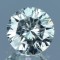 DIAMANT NATURAL ALB-certificat autenticitate-0,132ct.-3,33mm-H-VVS1-pret bun