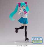 Hatsune Miku Luminasta PVC Statue Hatsune Miku 16th Anniversary KEI Ver. 18 cm, Sega