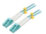 Patch Cord Fibra Optica OM3 LC/UPC 0,5m LSZH Goobay 95750