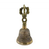 CLOPOȚEL TIBETAN DIN ALAMĂ | 6x11.5cm