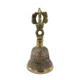 CLOPOȚEL TIBETAN DIN ALAMĂ | 6x11.5cm