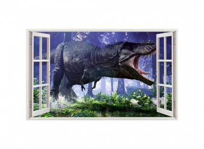 Sticker decorativ cu Dinozauri, 85 cm, 4344ST foto