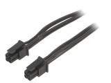 Cablu Micro-Fit 3.0 Mamă-Mamă 4 PIN 0.4m 4A PVC