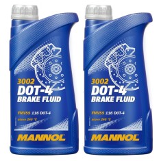 Pachet 2 litri Lichid de frana Mannol DOT4