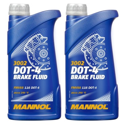 Pachet 2 litri Lichid de frana Mannol DOT4 foto