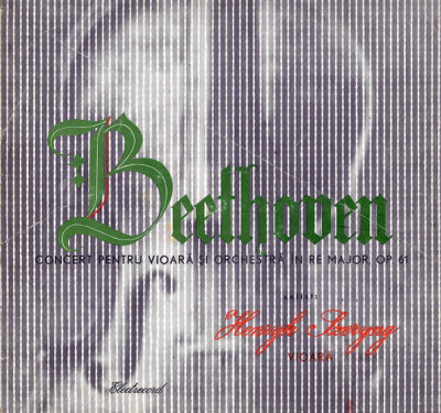 Vinyl/vinil - Beethoven &amp;ndash; Concert Pentru Vioară Și Orchestră foto