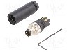 Conector M8, 4 pini, clasa etanseitate IP67, WEIDM&Uuml;LLER - 1803850000 SAIS-M8-4P