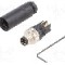 Conector M8, 4 pini, clasa etanseitate IP67, WEIDM&Uuml;LLER - 1803850000 SAIS-M8-4P