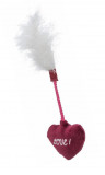 Cumpara ieftin Jucarie Pentru Pisici, Valentine s, Inima Cu Pene, Plus, 20 cm, 9935262