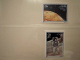 Serie timbre spatiu cosmos apollo aselenizare nestampilate MNH, Nestampilat