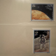 serie timbre spatiu cosmos apollo aselenizare nestampilate MNH