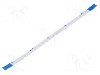 Banda FFC, 4 pini, lungime 76mm, seria FFC5-TIN, GCT - 05-04-A-0076-A-4-06-4-T