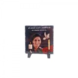 Placă memoriala piatra naturală 14x14cm