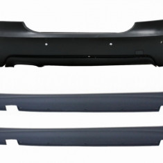 Pachet Bara spate cu Praguri Laterale BMW Seria 5 E60 (2003-2007) M-Technik Design cu PDC 24mm Performance AutoTuning