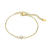 Cumpara ieftin Bratara reglabila placata cu aur