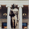Ateneul Roman, statuia lui Eminescu// fotografie de presa anii &#039;90-2000