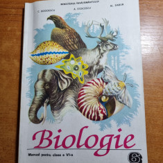 manual de biologie - pentru clasa a 6-a - din anul 1997
