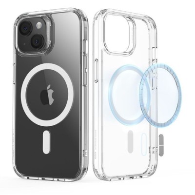Husa pentru iPhone 15 Plus - ESR Classic Hybrid HaloLock - Clear foto
