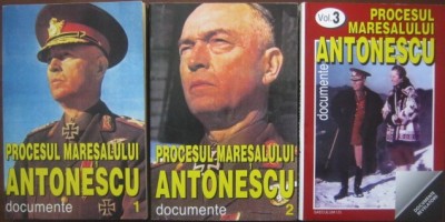 Procesul maresalului Antonescu-documente-3 volume foto