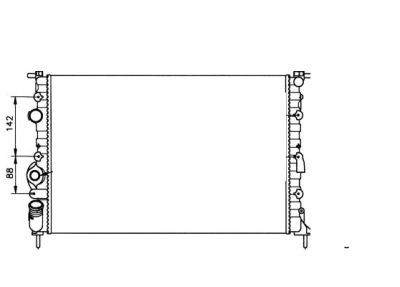 Radiator racire motor Renault Megane 1 (Ba0/1), Megane Scenic (Ja0/1), Scenic 1 (Ja0/1)