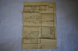 Scrisoare de trasura mica viteza duplicat CFR Gura Humorului 1956