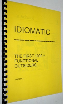 Idiomatic -the first 1000+functional outsiders Vangers J. foto