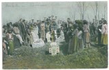 4471 - ETHNIC, Datini romanesti, INMORMANTAREA - old postcard CENSOR - used 1917