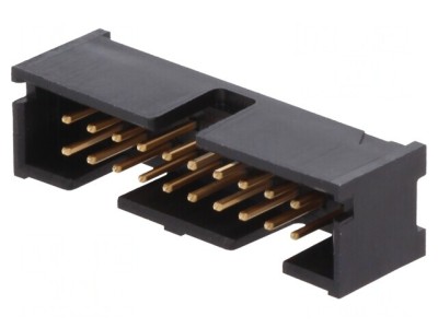 Soclu IDC Tată 20-PIN Aurit 2,54mm 2x10 foto