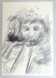 Mihu Vulcanescu &quot;Alegoria razboiului&quot; desen, Istorice, Carbune, Altul