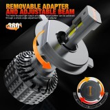 Becuri LED Auto Xentech Light SK8 Pro, 55W, 18000LM, 6000K, Chip 5570 CSP, CANBUS, H4 (Set 2 buc)