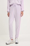 adidas pantaloni de trening Essentials culoarea violet, uni, JE1189